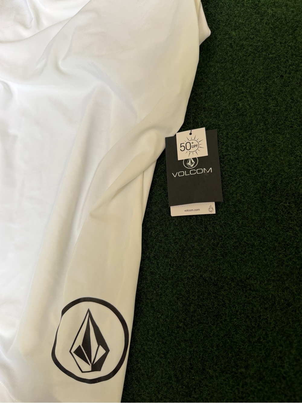 Volcom White Racerback Logo Tank - Picture 4 of 8